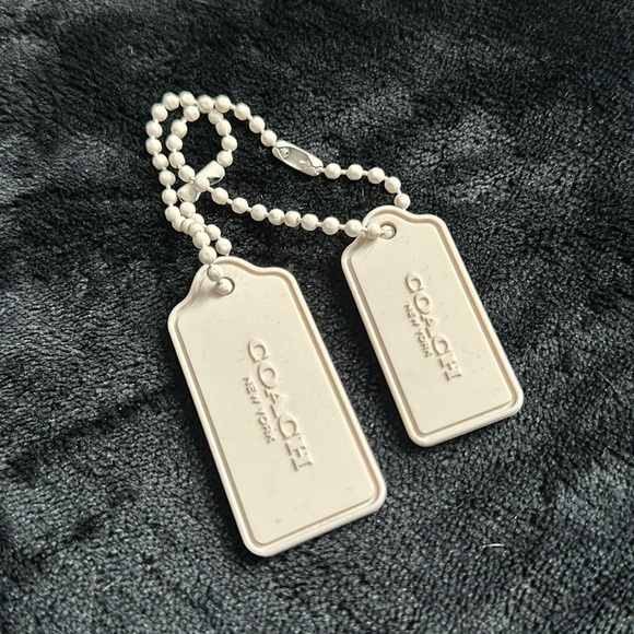 Coach Accessories - Coach Rubber Hang Tags - White